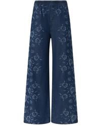 Pinko - Floral Denim Jeans - Lyst