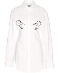 Jean Paul Gaultier - Long-Sleeve Silk And Nylon Shirt - Lyst