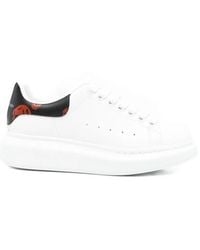 McQueen - Oversized Low-Top Skull-Details Sneakers - Lyst