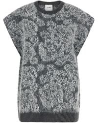 Nude - Pullunder Mit Abstraktem Muster - Lyst