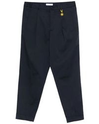 Manuel Ritz - Belt-Loops Button-Fastening Trousers - Lyst