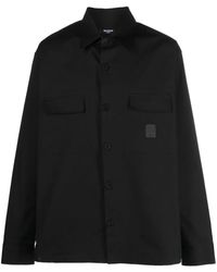 Balmain - ロゴパッチ シャツ - Lyst