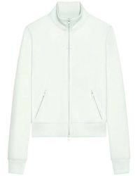 Courreges - Zip-Up Logo-Detail Sweatshirt - Lyst