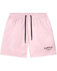 Purple Brand - Drawstring Swim Shorts - Lyst