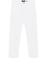 Fendi - Jeans Met Geborduurd Ff-Logo - Lyst