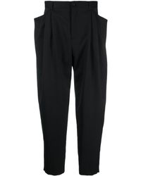 Noir Kei Ninomiya - Pantalones de vestir con detalle plisado - Lyst