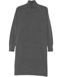 Fabiana Filippi - Bead-Embellished High-Neck Dress - Lyst