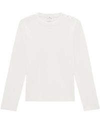 Courreges - Jersey con parche del logo y botones - Lyst