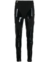 Philipp Plein - Contrasting Panel Leggings - Lyst