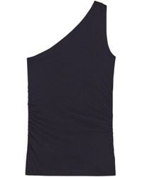 Closed - One-shoulder Organic-cotton Tank Top - Lyst