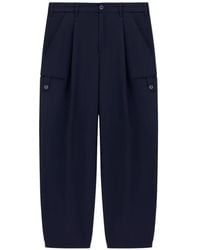 Giorgio Armani - Pleated Cargo Trousers - Lyst