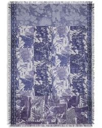 Pierre Louis Mascia - Aloeuw Printed Fringe Silk Scarf - Lyst