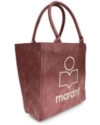 Isabel Marant - Small Yenky Logo-Embroidered Tote Bag - Lyst