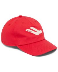 Bally - Logo-Patch Baseball Cap - Lyst