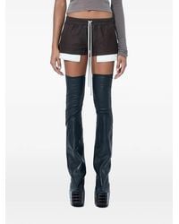 Rick Owens - Short Fog À Lien De Resserrage Et Effet Superposé - Lyst