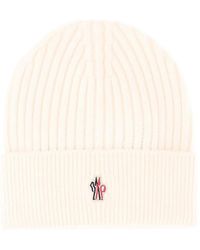 Moncler - Bonnet À Logo Brodé - Lyst