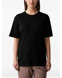 EA7 - Logo-Embroidered T-Shirt - Lyst