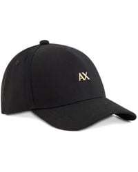ARMANI EXCHANGE - Logo-Detail Baseball Hat - Lyst