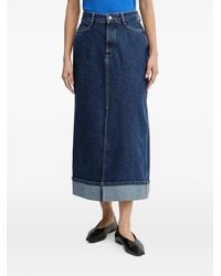 Marc O' Polo - Denim Midi Skirt - Lyst
