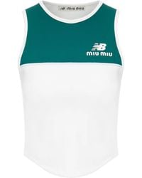 Miu Miu - X New Balance Sleeveless Top - Lyst