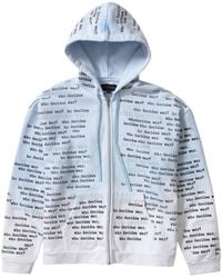 Who Decides War - Sudadera Zip Scripture Con Capucha - Lyst