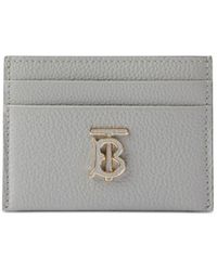 Burberry - Tb Leather Card Holder - Lyst