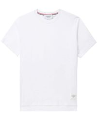 Thom Browne - Side Slit Relaxed T-shirt - Lyst