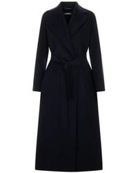 Max Mara - Belted Wrap Single Breasted Coat - Lyst