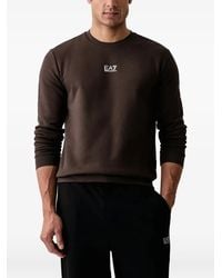 EA7 - Logo-Print Sweatshirt - Lyst