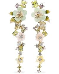 Anabela Chan - 14K And 18K Vermeil Primrose Vine Multi-Stone Earrings - Lyst