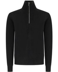 Alpha Studio - Pull À Col Zippé - Lyst