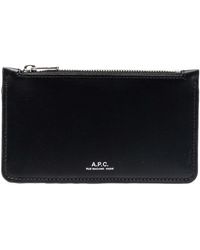 A.P.C. - Embossed-logo Wallet - Lyst