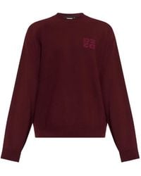 DSquared² - Pullover Mit Logo-Stickerei - Lyst