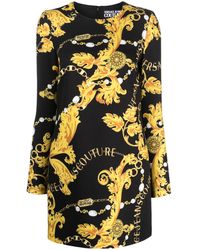 Versace - Dress With Print - Lyst
