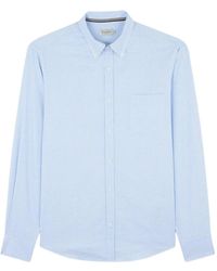 Paul & Shark - Camisa de algodón con motivo pied de poule - Lyst