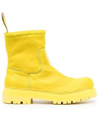 CAMPERLAB - Eki Calf-Hair Ankle Boots - Lyst