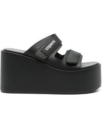 Coperni - 'Patch Wedge Sandale' Keile - Lyst