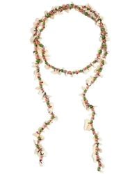 Bimba Y Lola - Beads And Mother-Of-Pearl Necklace - Lyst