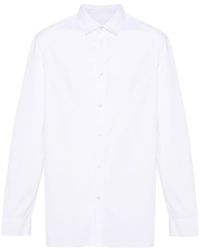 Jil Sander - Spread-collar Poplin Shirt - Lyst