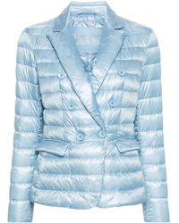 Herno - Double-breasted Padded Jacket - Lyst