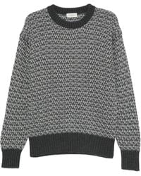 Piacenza Cashmere - Patterned Crew-Neck Sweater - Lyst