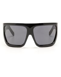 Rick Owens - Davis Wraparound-frame Sunglasses - Unisex - Nylon/polyamide - Lyst