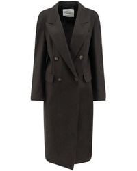 Hevò - Martina Franca Double-Breasted Coat - Lyst