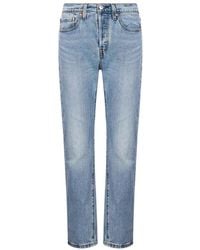 Levi's - 501 Straight Jeans Met Logo-Patch - Lyst