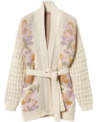 Twinset - Cárdigan con motivo floral - Lyst