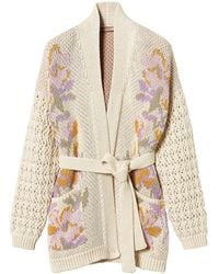 Twinset - Floral-Motif Cardigan - Lyst
