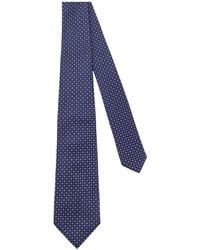 Kiton - Cravatta Con Motivo Geometrico - Lyst