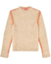 DIESEL - Alpaca-Blend Jumper With Spray-Dyed Seams - Lyst