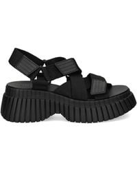 Camper - Bcn Platform Touch-Strap Sandals - Lyst