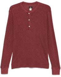 RRL - T-Shirt Mit Henley-Kragen - Lyst
